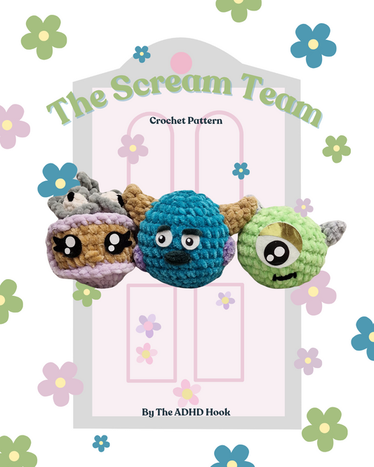 The scream team crochet pattern